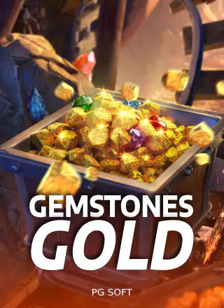 ภาพตัวอย่างเกม Gemstones Gold บน uea8 ธีมเหมืองอัญมณีล้ำค่า
